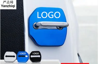 

Free shipping 4pcs/lot Door Lock Decoration Protection Cover case for Ford Fiesta Focus Maike Si S-MAX Mondeo Escape sharp
