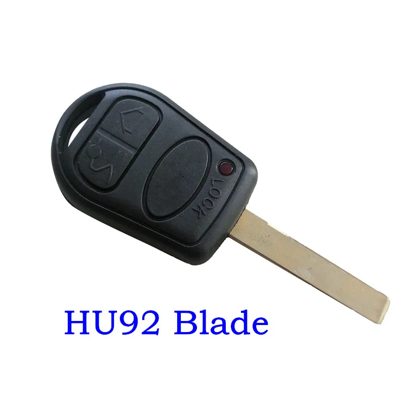

Remote Car Key Case Fob 2 Button for LANDROVER Range Rover 2002-2006 L322 HSE Vogue HU92 Uncut Blade