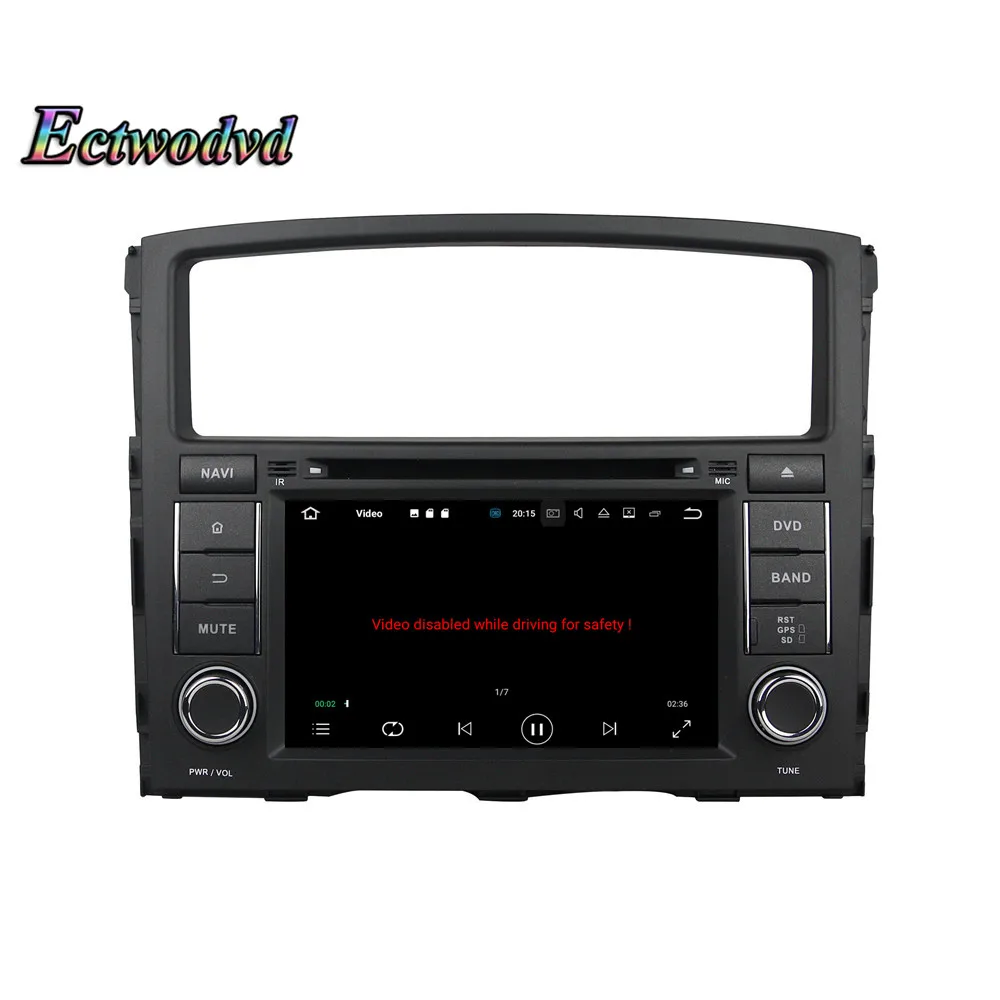 Best Ectwodvd Octa Core 4G RAM 64G ROM Android 9.0 Car Multimedia DVD Player GPS HeadUnit for Mitsubishi PAJERO V97/V93 (2006-2011) 18