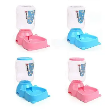 

4.0L Automatic Pet Water/Food Dispenser Water Food Bowl for Cat Dog-30