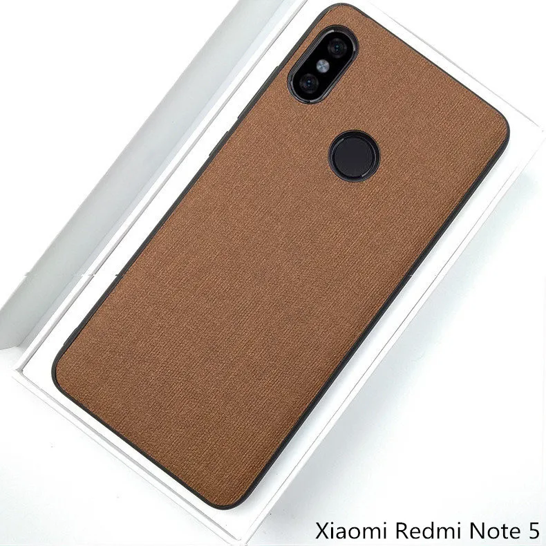 Xiaomi redmi note 5 Edition чехол из жесткого поликарбоната Роскошный Ретро тканевый кожаный мягкий чехол с краями из ТПУ для Xiaomi redmi note 6 78 k20 pro