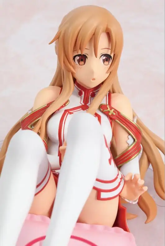 SAO Yuuki Asuna 1/8 масштаб меч искусство онлайн Сексуальная модель кукла с подушкой Коллекция аниме фигурка украшение коробка-упакованная T7421