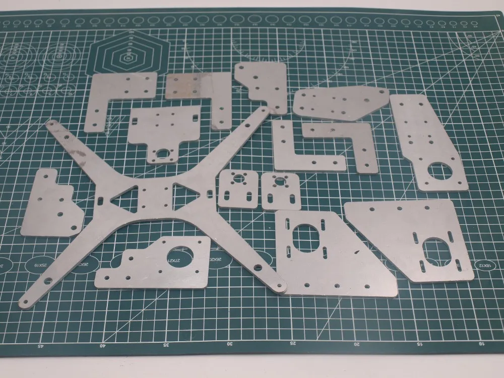 1 шт. Тарантул/HE3D пластина двойная ось Z линейная рейка версия алюминиевая рама обновленный комплект для 3D тарантула 3d принтер
