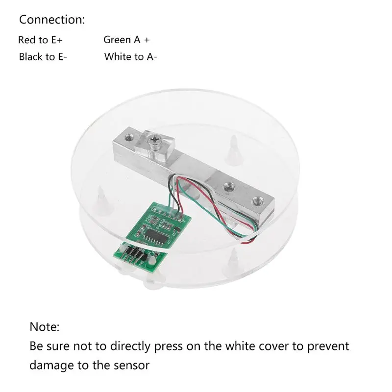 Digital Load Cell Weight Sensor HX711 AD Converter Breakout Module 5KG Portable Electronic Kitchen Scale for Arduino Scale