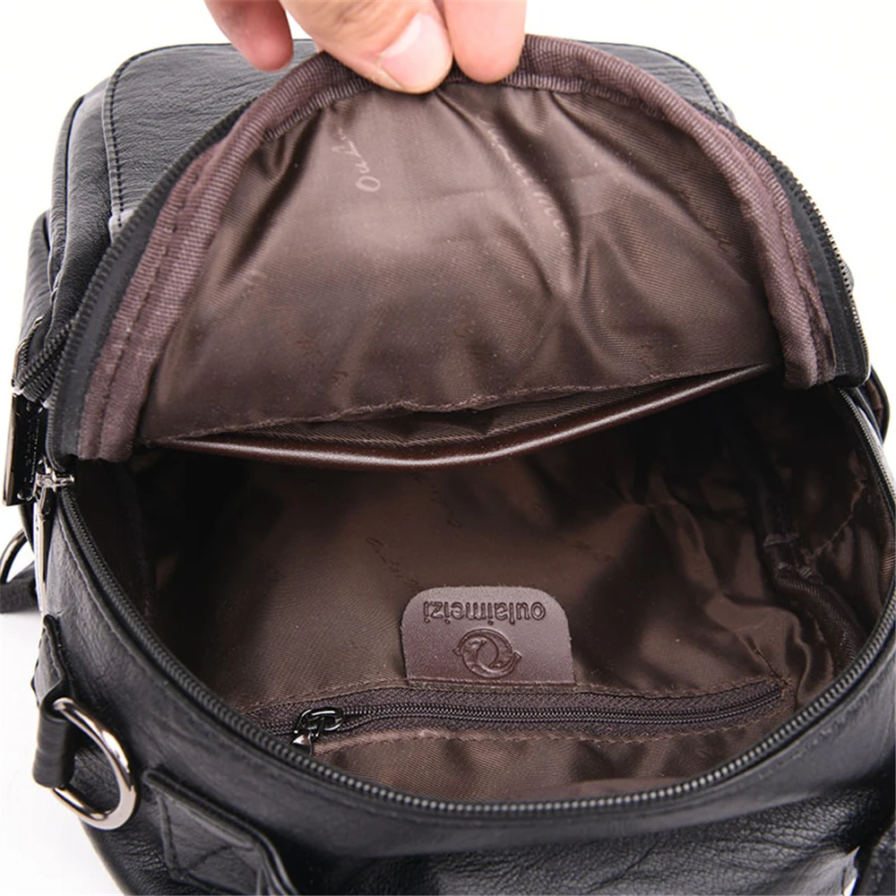 Брендовый рюкзак 3 в 1, женский кожаный роскошный рюкзак, Женский Повседневный Рюкзак, ранец, школьная сумка для девочек-подростков, Sac A Dos