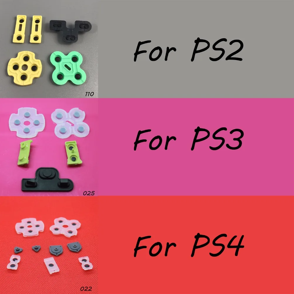 1ソニーps2 Ps3 Ps4コントローラd パッドシリコン導電性ゴムパッドプレイステーション4 3 2 Set 4 Set 3set 2 Aliexpress