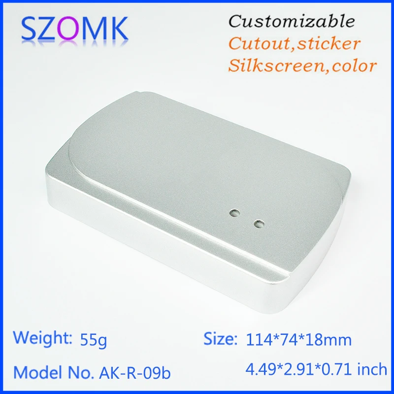 

plastic control box access permission electronic enclosure case electronics project plastic box for RFID enclosure 114x74x18mm