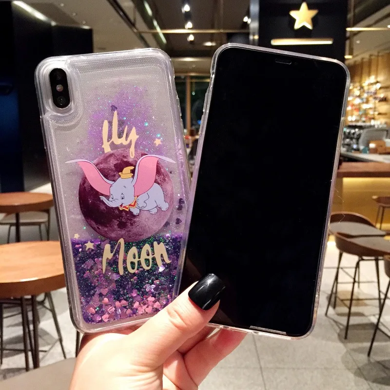 Блестящий Прозрачный Чехол С Рисунком Слона для Samsung A30 A50 A10 A20 S10 M10 M20 S7 Edge S8 S9 A6 Plus