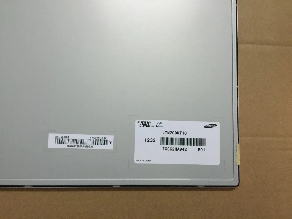 Оригинальный ЖК дисплей A + Grade LTM200KT10 20 0 дюйма TFT панель LVDS WLED экран Гарантия 180