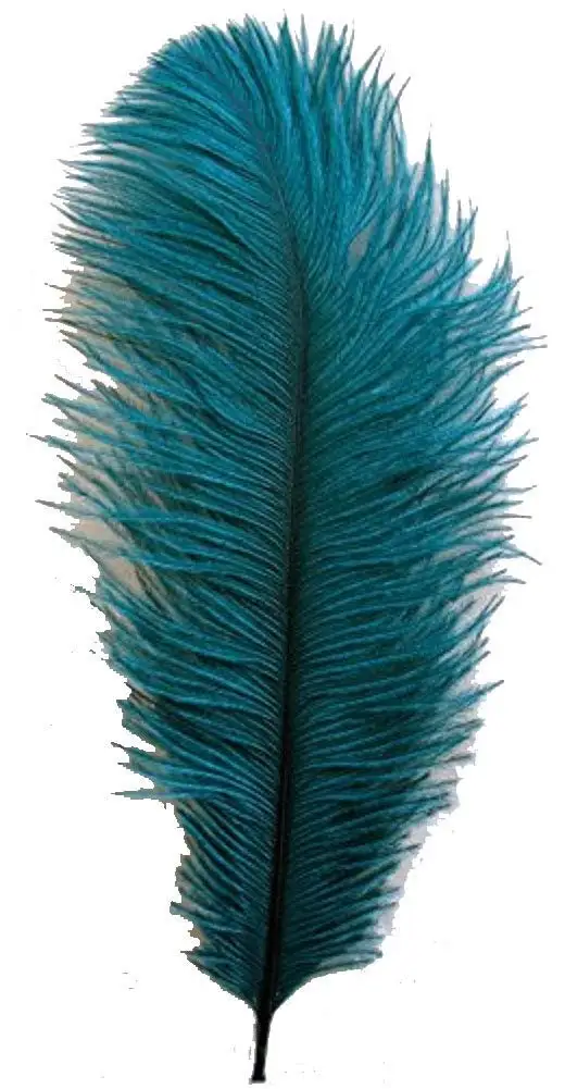 500 шт.; большие размеры 35-40 см, кожа, цвет розовый, окрашенное перо страуса 14-16 дюймов Длинные свадебные украшения ремесленничество - Цвет: peacock blue