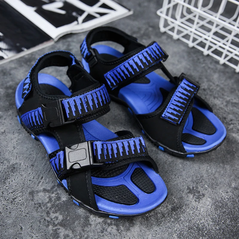

MAISMODA Summer 2019 Men Trekking Shoes Outdoor Hard Wearing Sandals Breathable Anti-slip Casual Shoes Light Comfortable YL497