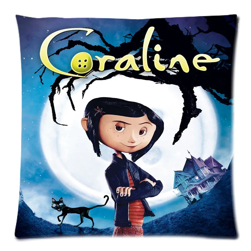 Coraline наволочка персиковая кожа Подушка Чехол для диванных подушек украшение Кровати Подушки 45x45 см две стороны