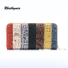2016 brand Female clutch Genuine Leather Long Design Women Wallets coin purses holders dollar price wallet and purse carteras