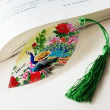 Китайский Ветер Павлин элегантный вен закладки творческий студент канцелярские