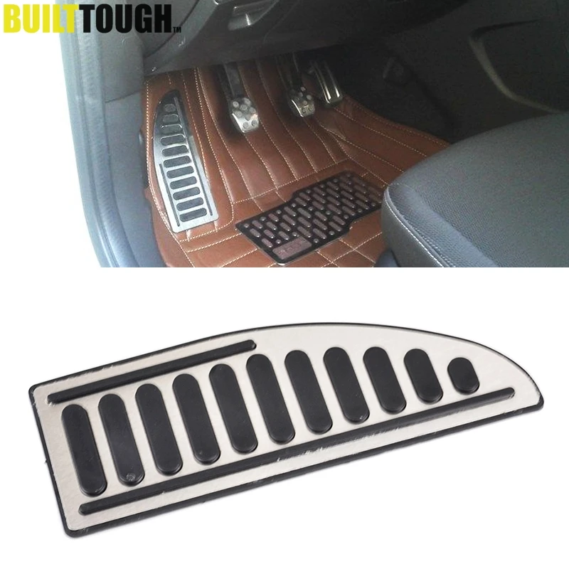 

Chrome Footrest Pedal Cover Foot Rest Pad Trim Refit Fit For Ford Focus Mk2 Mk3 Escape Kuga c-Max s-Max Mondeo Mk4 Fiesta Mk7