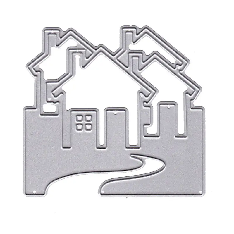 

House Metal Cutting Dies Stencil DIY Scrapbooking Album Stamp Paper Card Embossing Crafts Decor