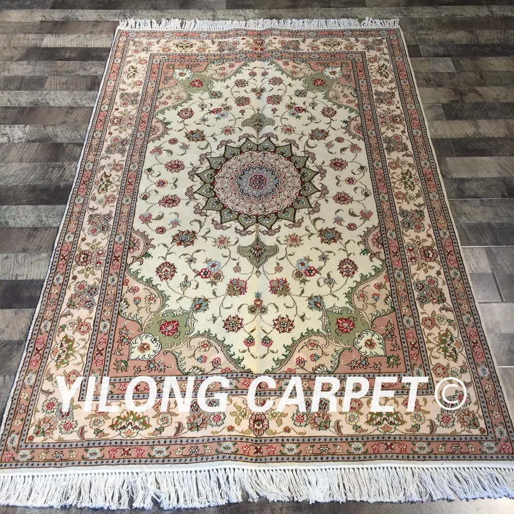 Yilong 4'x6' handmade persian exquisite oriental classic area rug