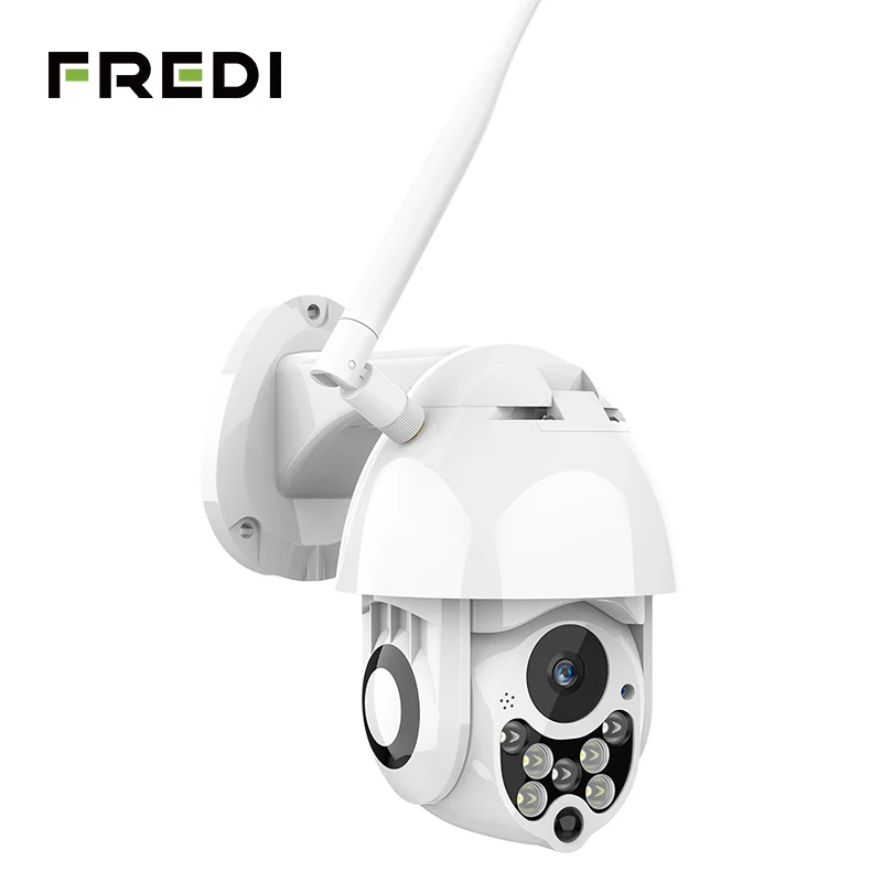 

FREDI Auto Tracking Outdoor PTZ IP Camera 1080P Speed Dome Surveillance Cameras Waterproof Wireless WiFi Security CCTV Camera