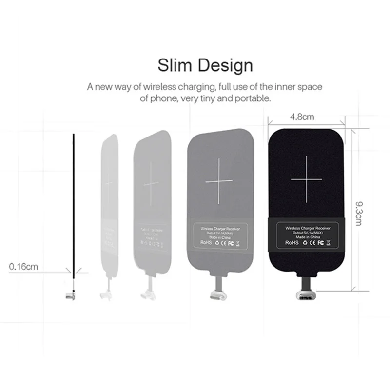 Nillkin Mini Qi Беспроводное зарядное устройство + USB Type C приемник Беспроводная зарядка