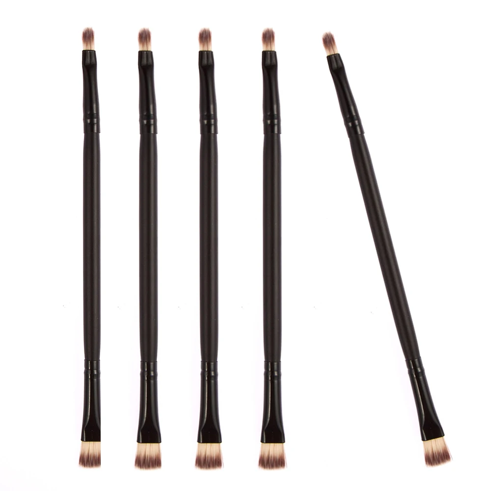 5Pcs Professional Dual Sided Makeup Brushes Double end Eyeshadow Lip