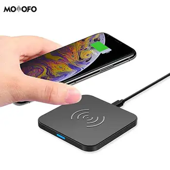 

Wireless Charger Qi Certified Ultra-Slim Wireless Charging Pad Compatible with iPhone Xs Max/Samsung Galaxy S9 S9+Note 9 Google