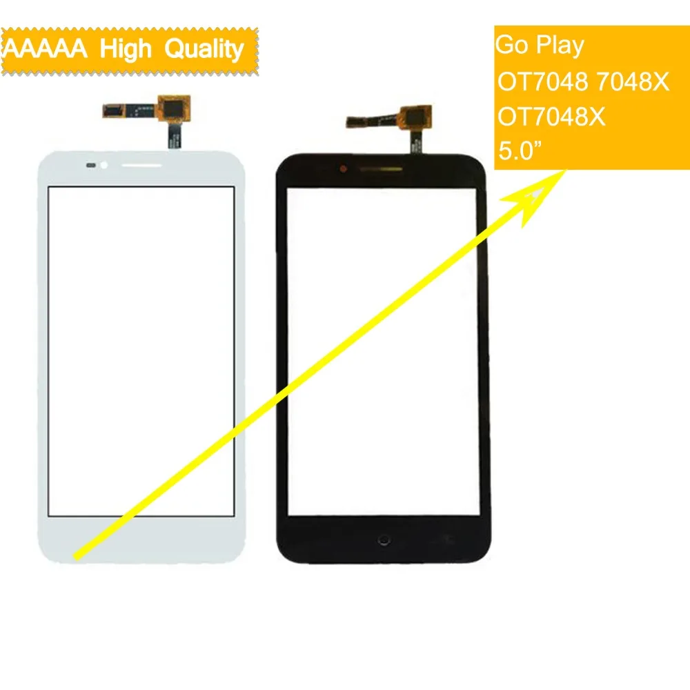 10 шт./лот для Alcatel One Touch Go Play OT 7048X 7048 OT7048X OT7048 Сенсорная панель Сенсорный дигитайзер