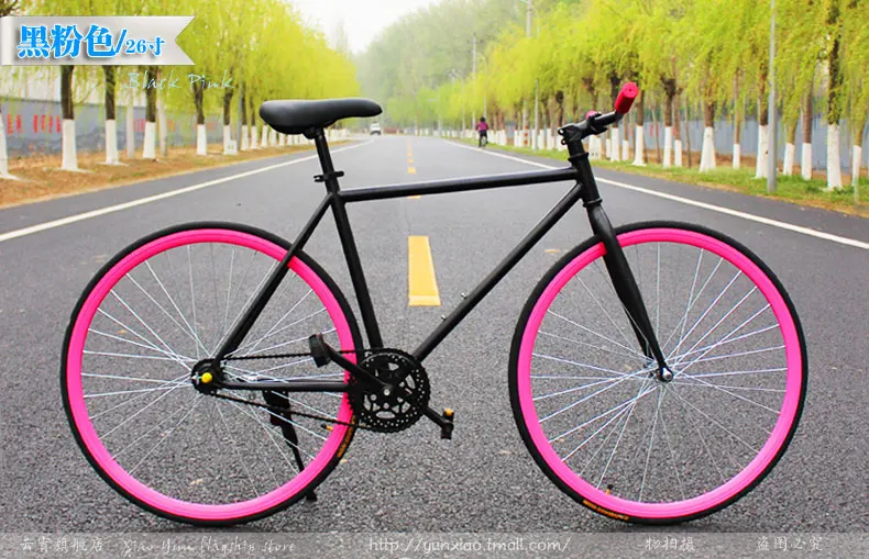 Flash Deal New X-front brand colorful carbon steel 26 inch fixed gear rear pedal brake bicicleta student bike road bicycle 12 Flash Deal New X-front brand colorful carbon steel 26 inch fixed gear rear pedal brake bicicleta student bike road bicycle 12