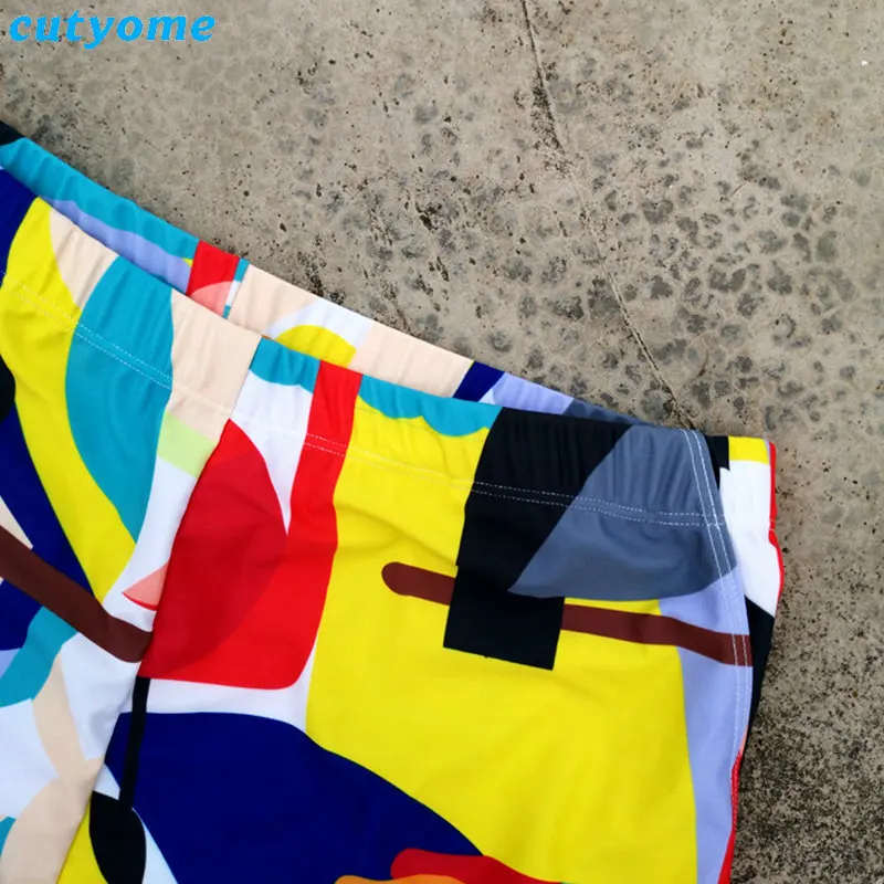 Mother Daughter Father Son Swimwear Family Summer Bathing Women Girl Bikini Men Boy Shorts Matching Swimsuits Clothes Parent (35)