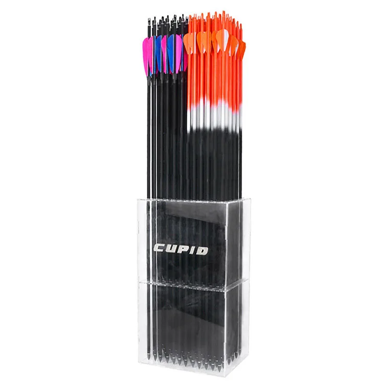 

Acrylic Archery Arrow Shaft Bracket Insert Box Quiver Storage Detachable Display Arrow Box