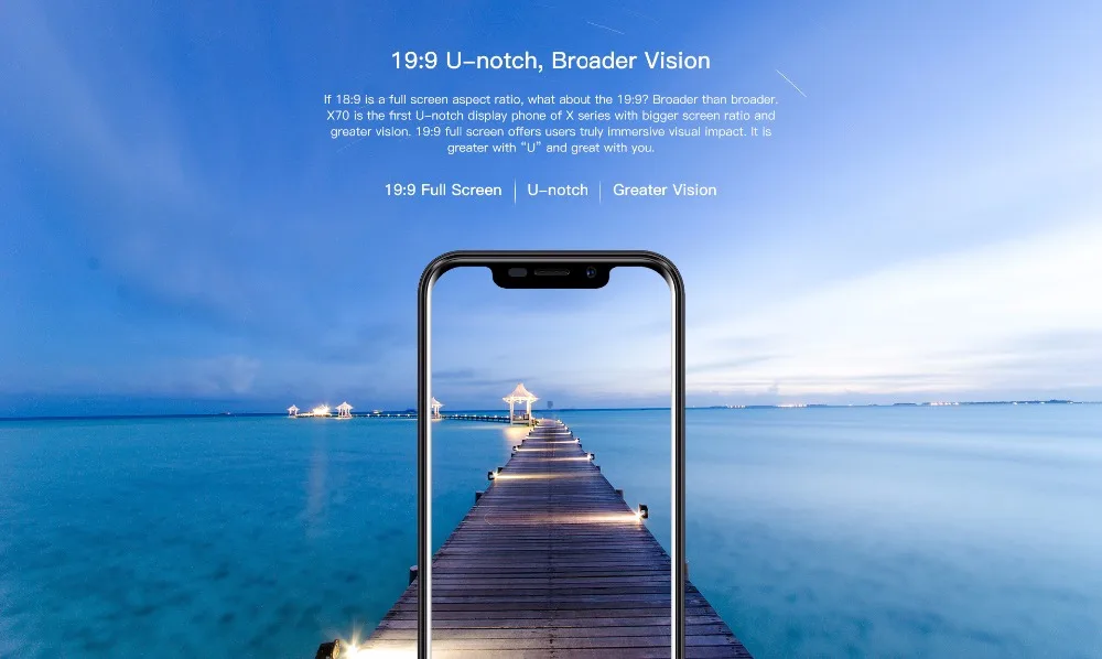 DOOGEE X70 смартфон Лицо ID 5 ''u вырез 19:9 MTK6580A четырехъядерный 2 Гб ОЗУ 16 ПЗУ двойная