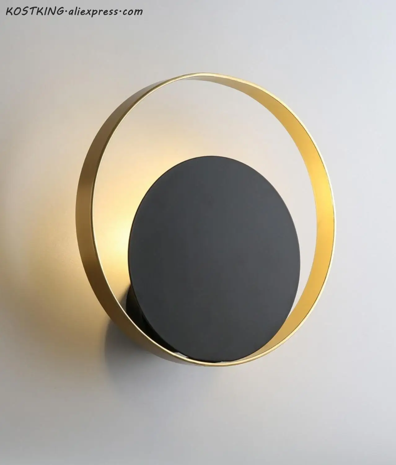 

Lamparas de techo bedside lamp nordic modern led wall sconce for bedroom Abajur background gold home deco led wall light fixture