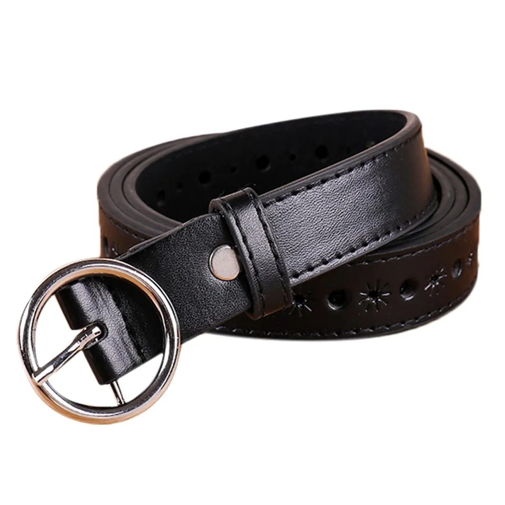 

2019 Luxury Black Waist GG Chain Leather Girdle Buckle Belt Men Pure Color Waistband Long Belt Ceinture Femme