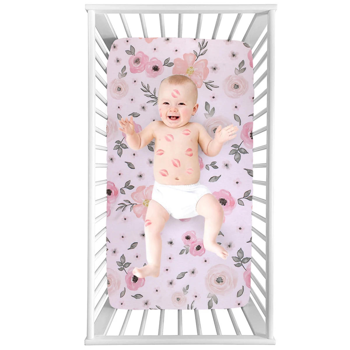 Baby Crib Sheet Urine Changing Pads Urine Pad Floral Printed Crib Fitted Sheet Soft Breathable Baby Bed Mattress Newborn Bedding Baby Crib Sheet Urine Changing Pads Urine Pad Floral Printed Crib Fitted Sheet Soft Breathable Baby Bed Mattress Newborn Bedding
