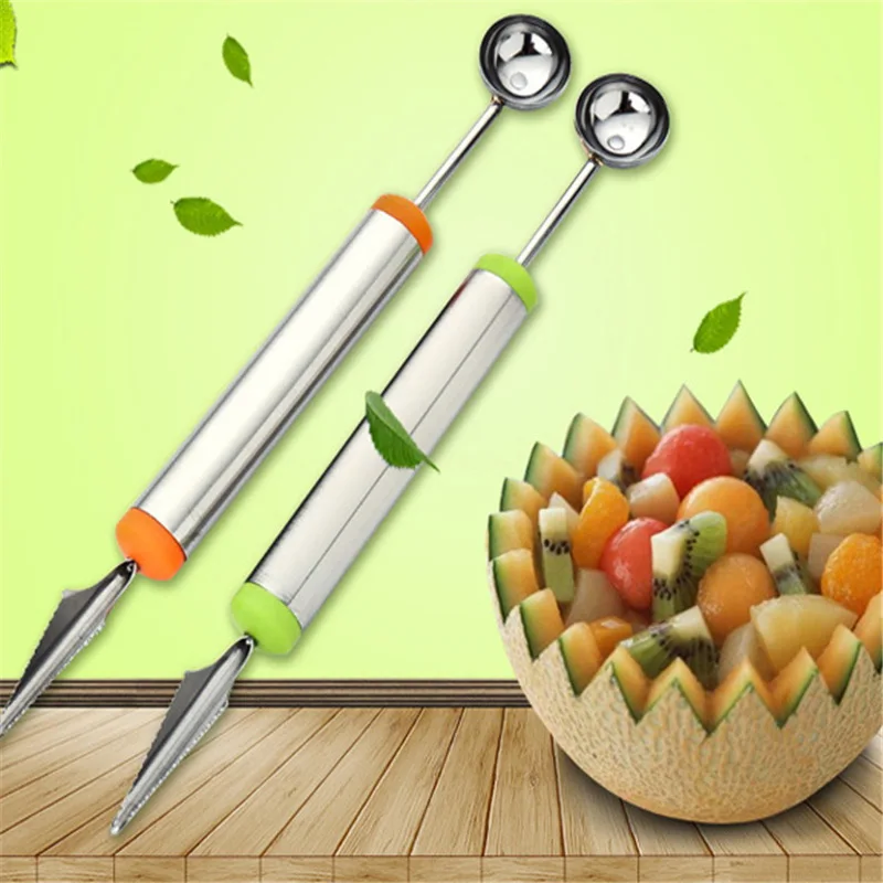 

Kitchen Accessories Fruit Platter Carving Knife Melon Baller Spoon Ice Cream Scoop Watermelon Kitchen Gadgets Slicer Tools