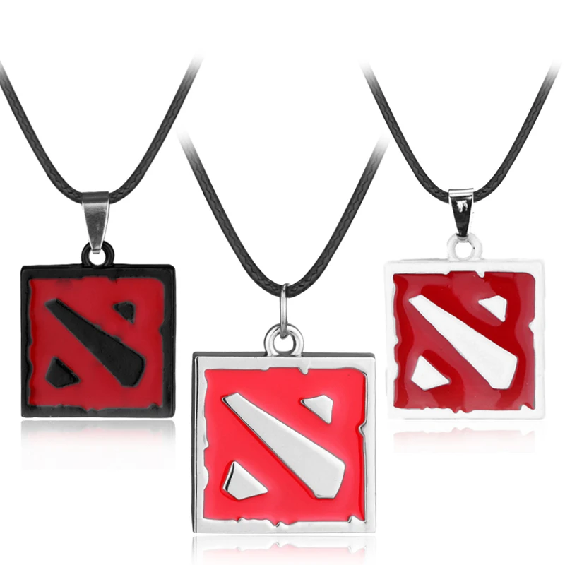 

2018 Collares Collier Maxi Necklace New Hot Network Game Dota 2 Pendant Necklace Europe America And Enamel Jewelry Men's Gifts
