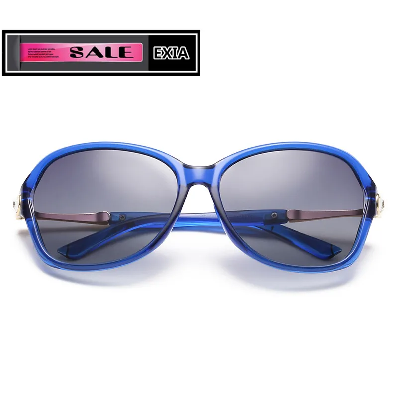 Blue Frame Fashion Female Sunglasses with Packages Blutterfly Design