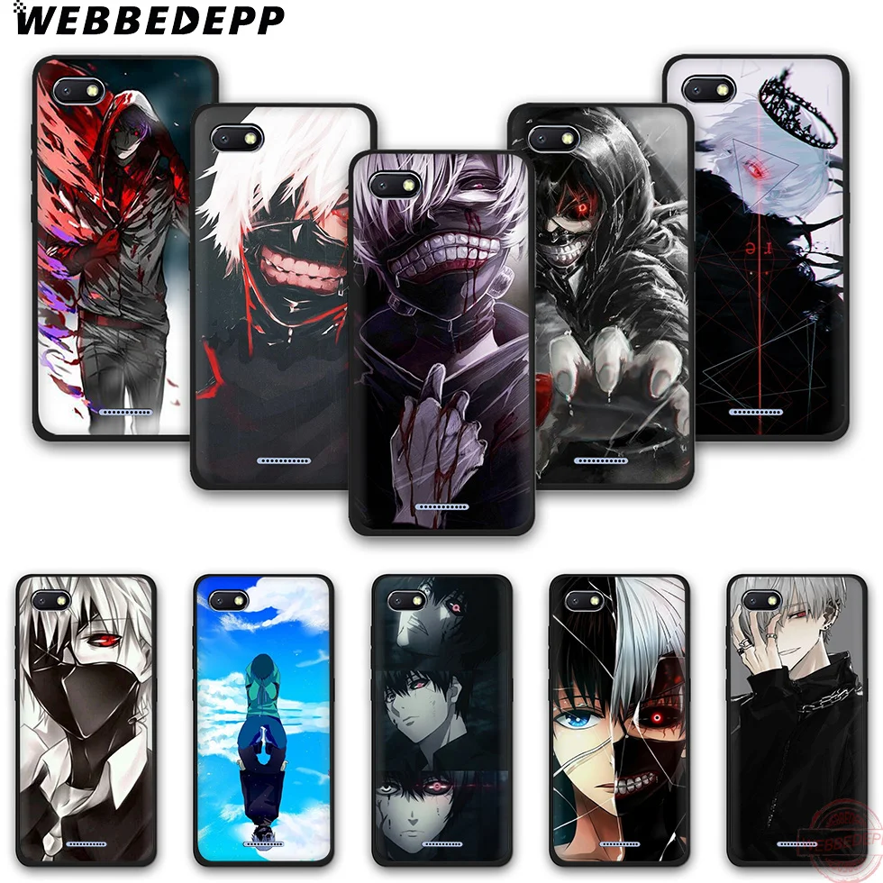 WEBBEDEPP Tokyo Ghoul Anime TPU Phone Case for Redmi Note 6Pro 7Pro 4A 4X 5 5A 6A 8A 7 S2 note 8 |