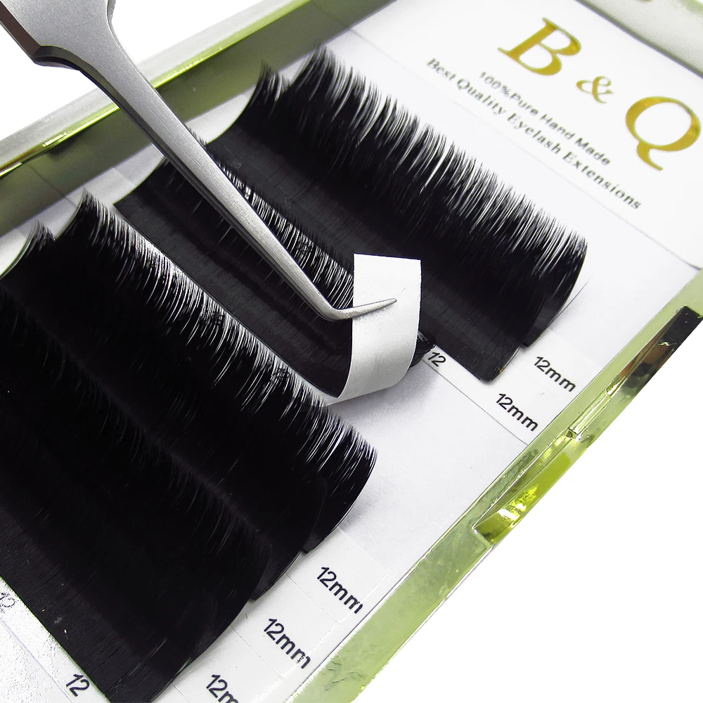 

New Automatic Flowering Eyelash Extension Kit Silk Lash Individual Eyelash Flower Eyelashes For building Soft Volume Cilia BK