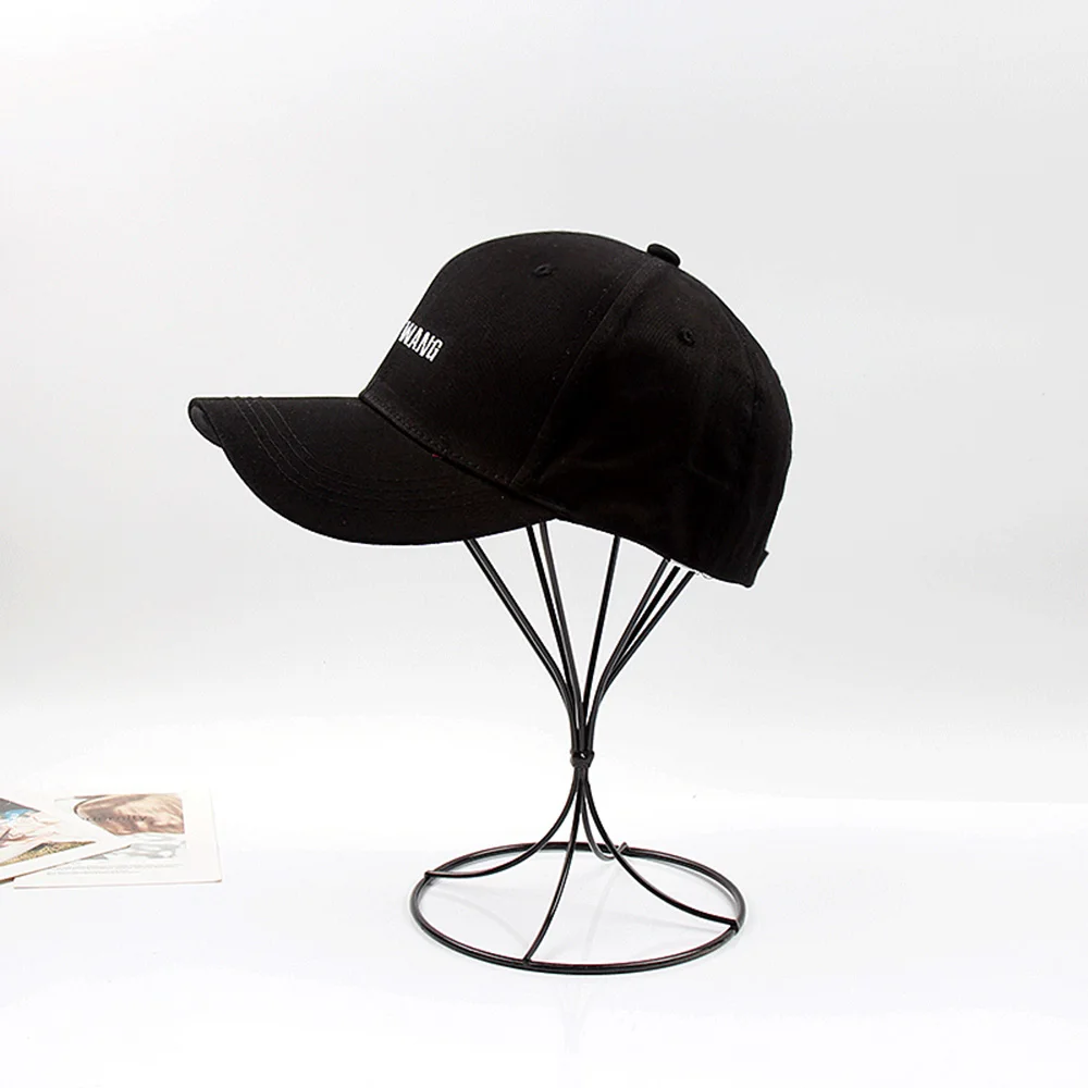 

Fashion Women Men's Baseball Cap Black White Cool Cap Adjustable Hat Alphabet Embroidery Unisex