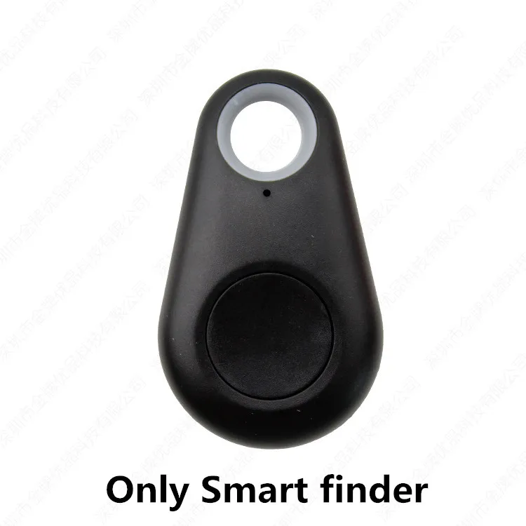 Умное устройство для поиска ключей, беспроводной Bluetooth трекер, сигнализация против потери, смарт-тег, Детская сумка для питомцев, локатор Itag, трекер для iPhone - Цвет: Only finder black