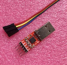 1pcs CP2102 module USB to TTL serial UART STC download cable PL2303 Super Brush line upgrade(RED)