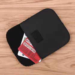Мини Портативный чехол для наушников банк держатель карты ID Чехол для банковских карт 9*9 см кожаная сумка