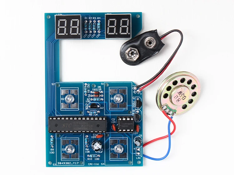 Diy Электронный набор забавной игровой консоли памяти светодиодный e-learning обучающий конкурс производственные части