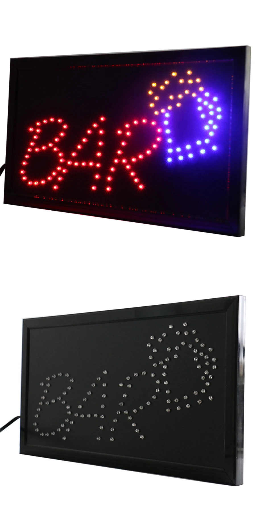 CHENXI светодио дный Neon Пиво светлое вывеска мигает окно Дисплей бар знаки 10X19 дюймов Indoor
