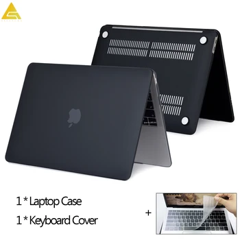 

2020 New Case For Apple MacBook Air 13 case A2179 Pro 16 12 Laptop case for mac book Pro 13.3 15.4 Touch Bar + Keyboard Cover