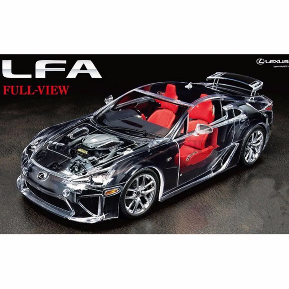 

Tamiya 24325 1/24 LFA Full View Version Transparent Car Assembly Scale Car Model Building Kits oh RC toy