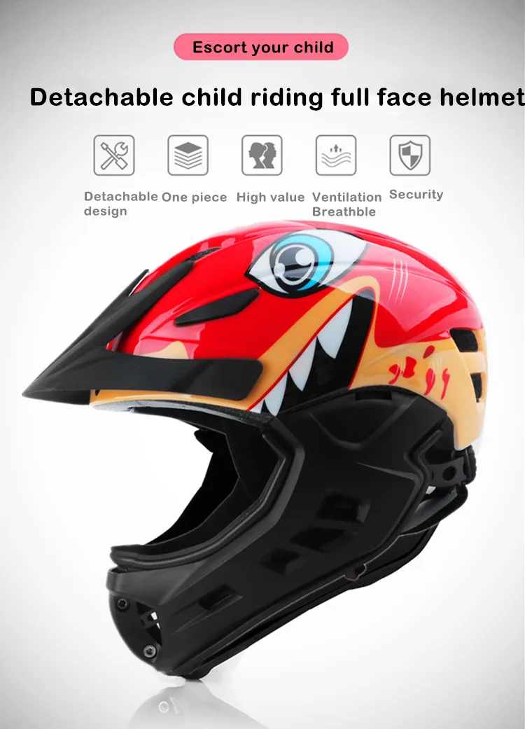 CAIRBULL Kids Bike Helmet MTB Road Racing Bicycle Helmet Children 3 in1 Detachable Pro Protection Cycling Helmet Cascos Ciclismo