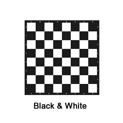 Black White Изысканный Магнитный из ЭВА(этиленвинилацетат) твердый набор пластиковых шахмат Портативный железный дискеты детский подарок головоломка прилипающая к стене настольные игры - Цвет: Black White