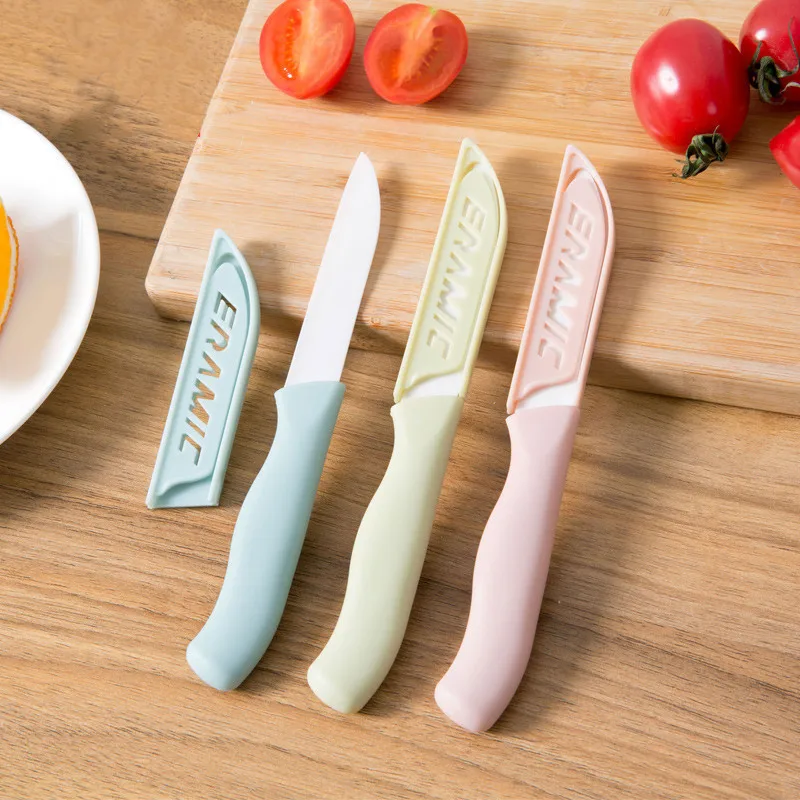 

Ceramic fruit knife Fruit Knives Handle Ceramic Paring Kitchen Knives Ceramic Knife Kitchen Cooking Tool Kitchen accessories