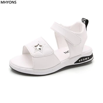 

MHYONS 2019 Girls Sandals New Flat Beach shoes Korean Girls Summer Girls Child Princess Shoes